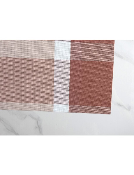 INDIVIDUAL PVC 45x30CM CUADROS TONOS ROJO INDIVIDUAL PVC 45x30CM CUADROS TONOS ROJO