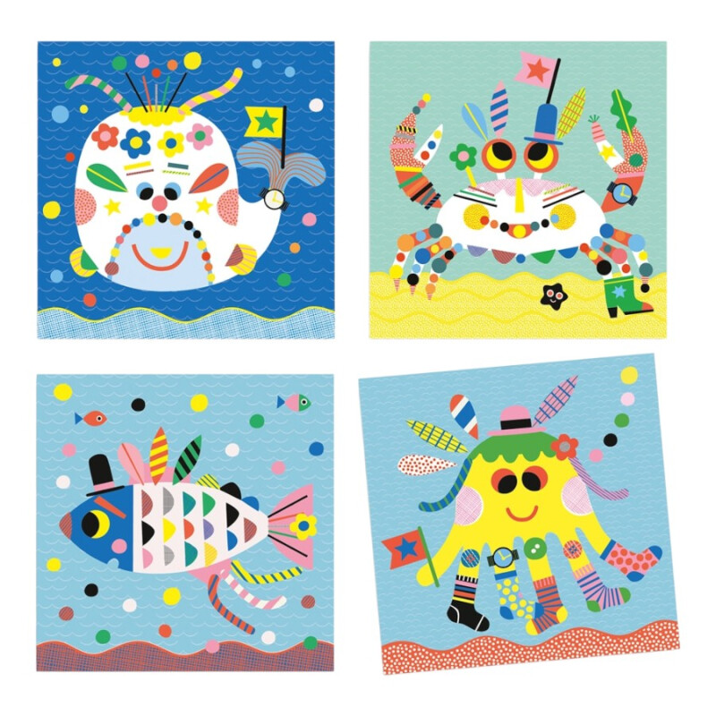 Pegatinas Animales del Océano Pegatinas Animales del Océano