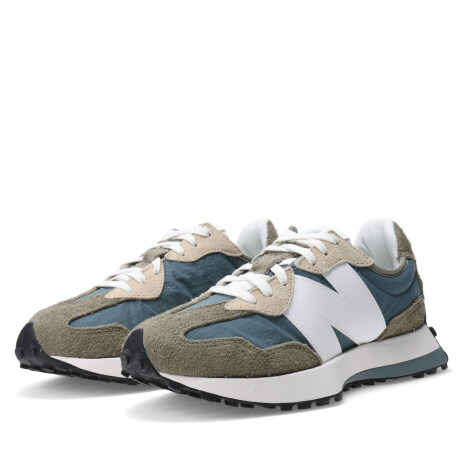 Championes de Hombre New Balance Life Style Azul Piedra - Blanco - Beige