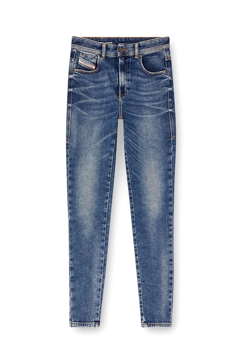 Jean Para Mujer 1984 Slandy-High Azul Marino