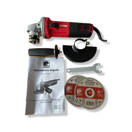 Amoladora Eléctrica Equus EQ7603 900W Uso Profesional ROJO