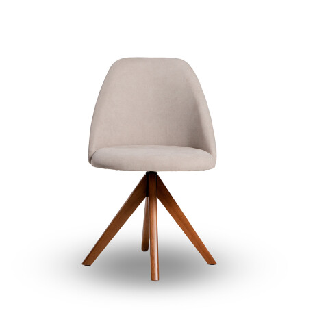 Silla Giratoria Karol 141- Tela Microfibra 221 (Greige)