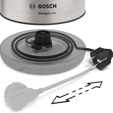 HERVIDOR BOSCH INOX GRIS TWK3P420 DESIGNLINE