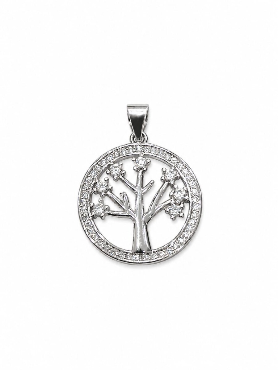 Medalla calada con arbol de la vida 