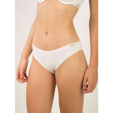 Bikini alta cotton Blanco