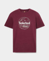 Polo Mountain Graphic Manga Corta Hombre Burgundy