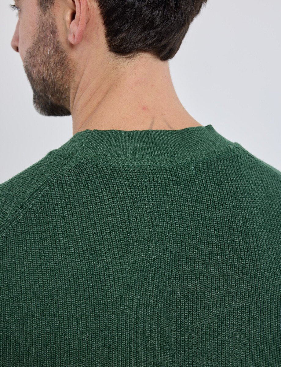 470657 SWEATER HARRINGTON LABEL Verde