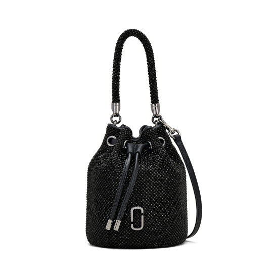 Marc Jacobs - Bolso bombonera metálico, The Mini Bucket Negro