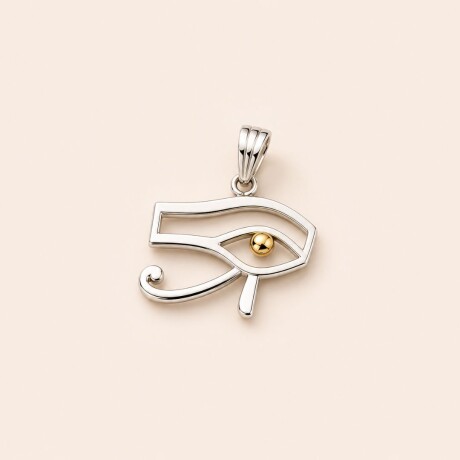 Dije Ojo De Horus - Plata y Oro Dije Ojo De Horus - Plata y Oro