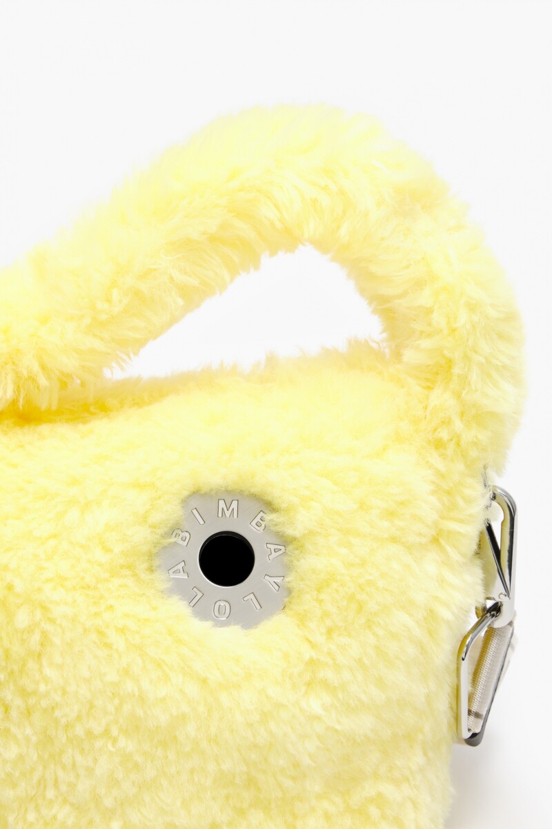 Bolso hobo S pelo Amarillo