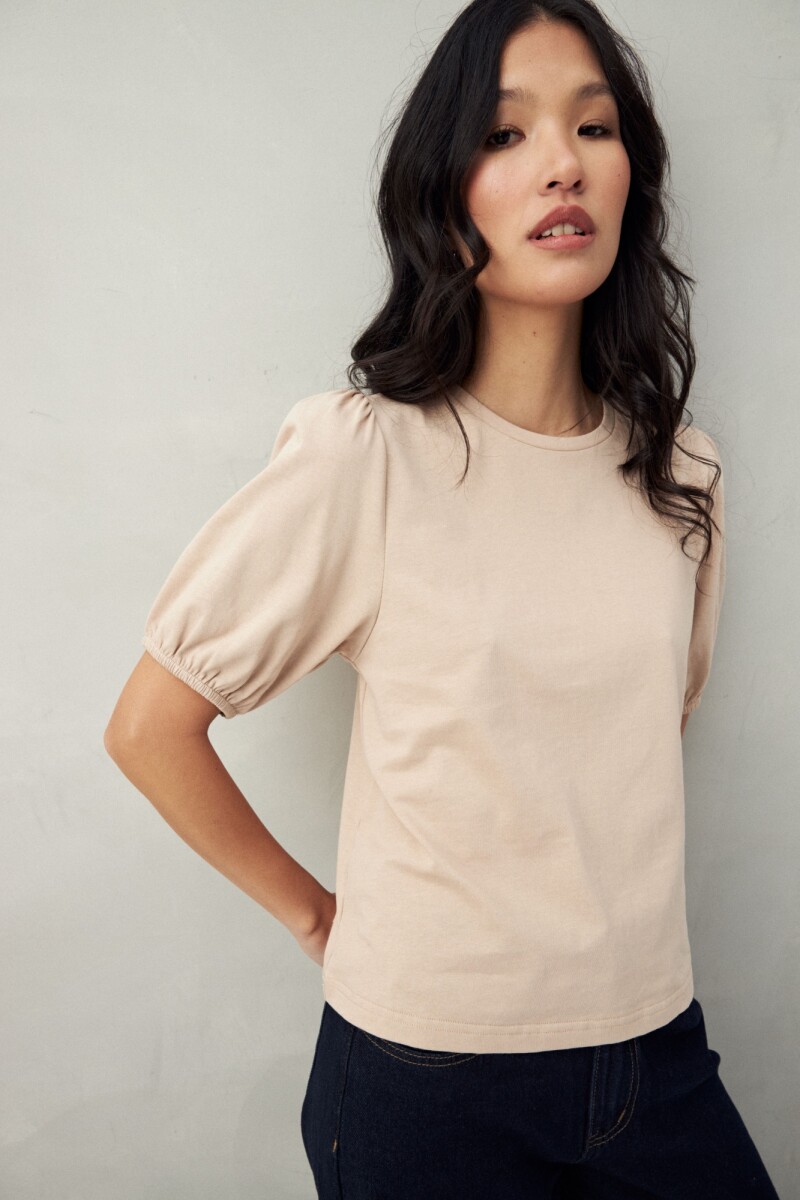 REMERA VELORA Beige