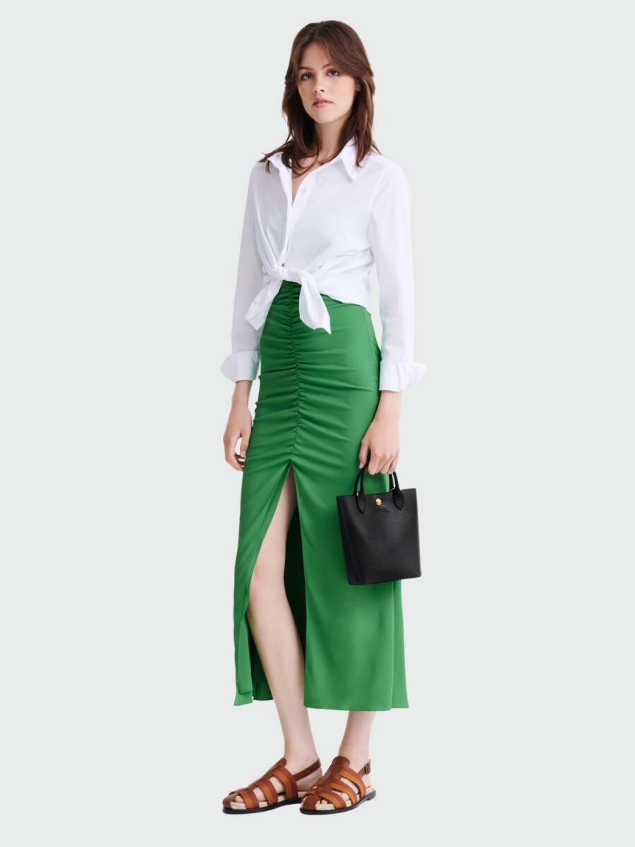 Longchamp- Bolso Tote de cuero, Epure - 0 