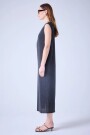 VESTIDO TEJIDO MAXI Negro