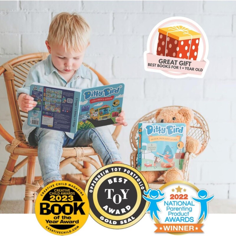 Libro musical y texturas para tocar Ditty Bird Toca Animales Libro Musical Y Texturas Para Tocar Ditty Bird Toca Animales