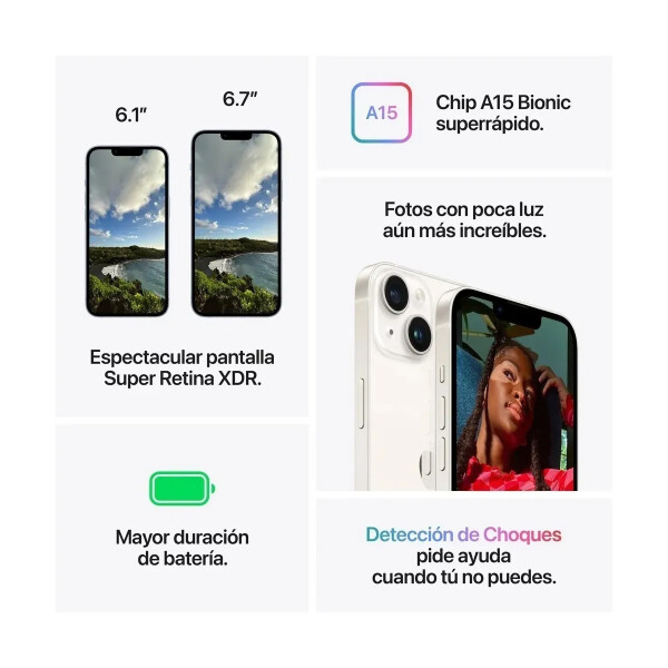 Iphone 14 6/128 Gb 5g Open Box CEL IPHONE 14 128GB ROJO GT65