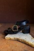 Buckle Sandals Negro