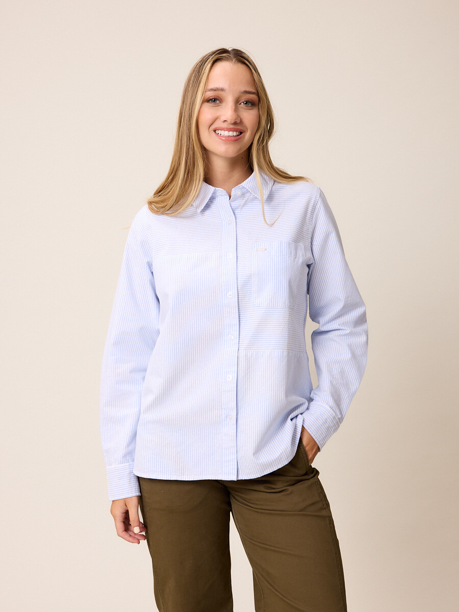 CAMISA UNNI POLANCO - Celeste 