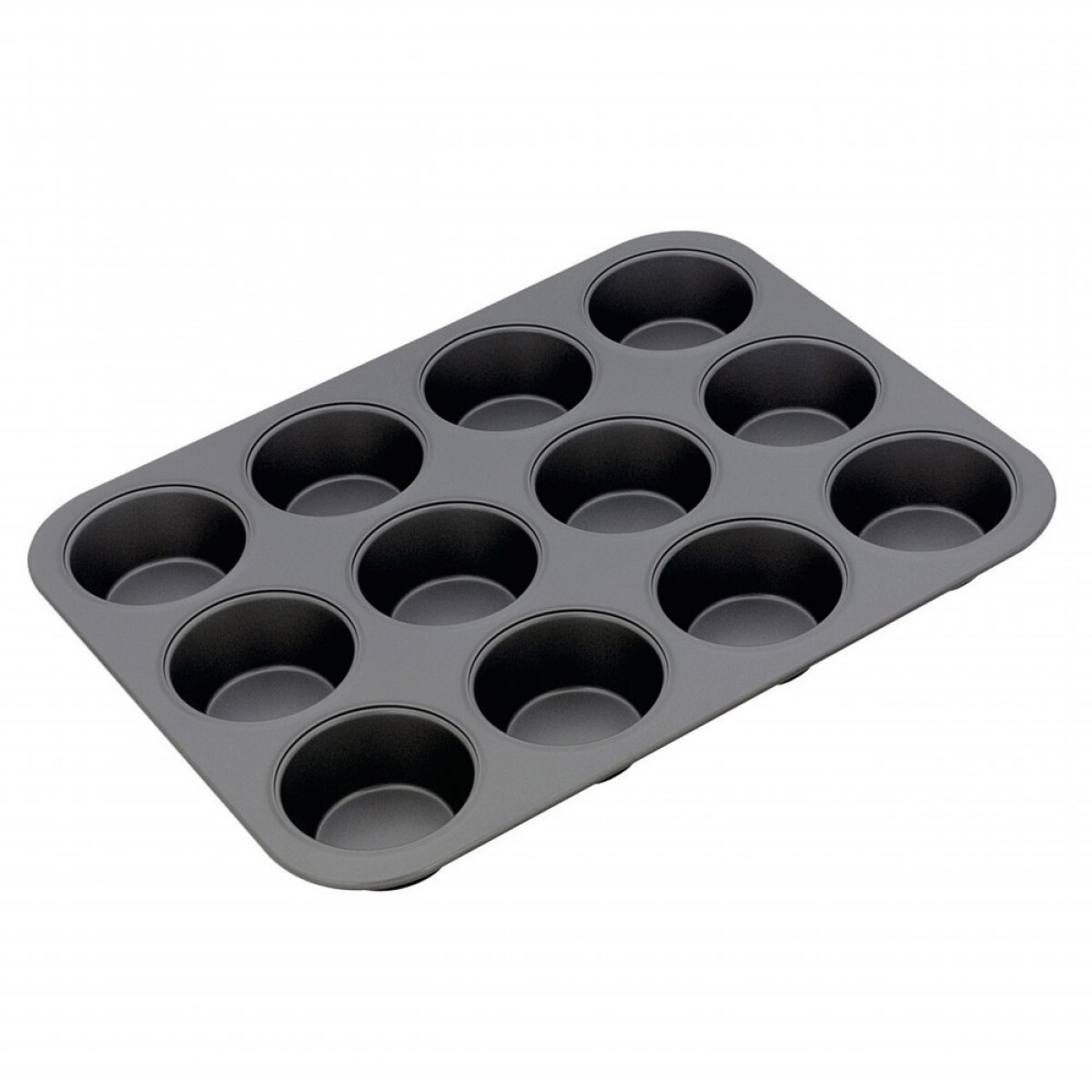 MOLDE MUFFIN X12 35X26.4X3CM GRIS ANTIADHERENTE 
