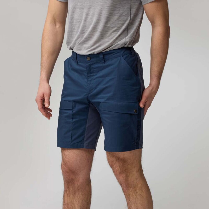 Short Fjallraven Abisko Hybrid Trail Shorts M Hombre Laurel Green