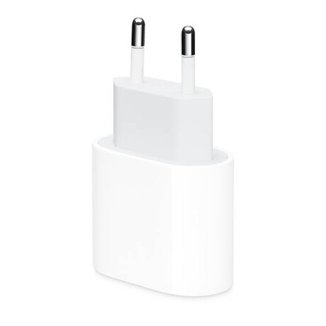 Apple - Cargador MHJE3ZM/A - Cargador de Pared 20W USB C, para Iphone / Ipad / Ipod. Color: Blanco. 001