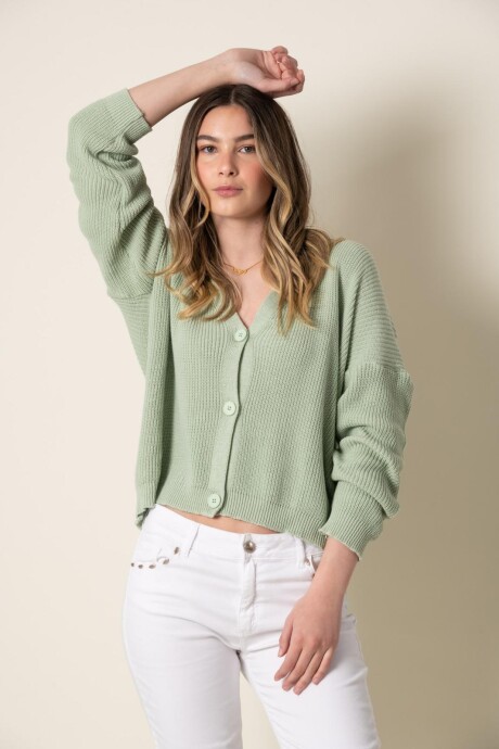 CARDIGAN LUGO MENTA