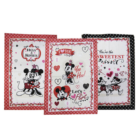 Pack x 3 Repasadores Navidad de Mickey & Minnie CLASICO 01