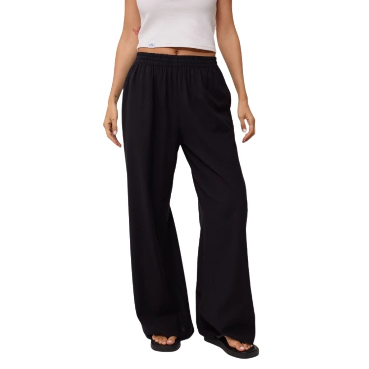 PANTALON LEORA S-XL - NEGRO 