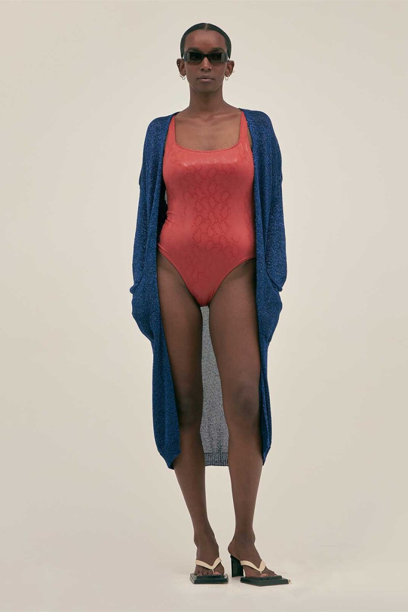 LU CARDIGAN Blue