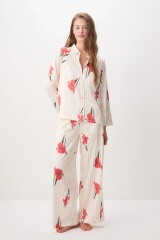 Pijama FLOWER Off White