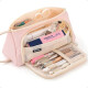 Estuche Cartuchera para Lápices Estudiante Escolar Rosa Claro