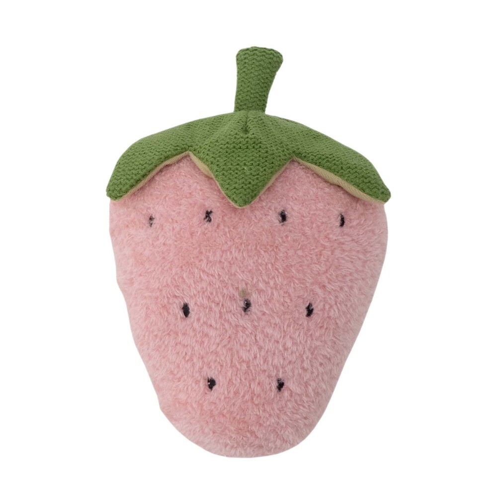 ALMOHADÓN SONAJERO POLIESTER ROSA FRUTILLA KIDS
