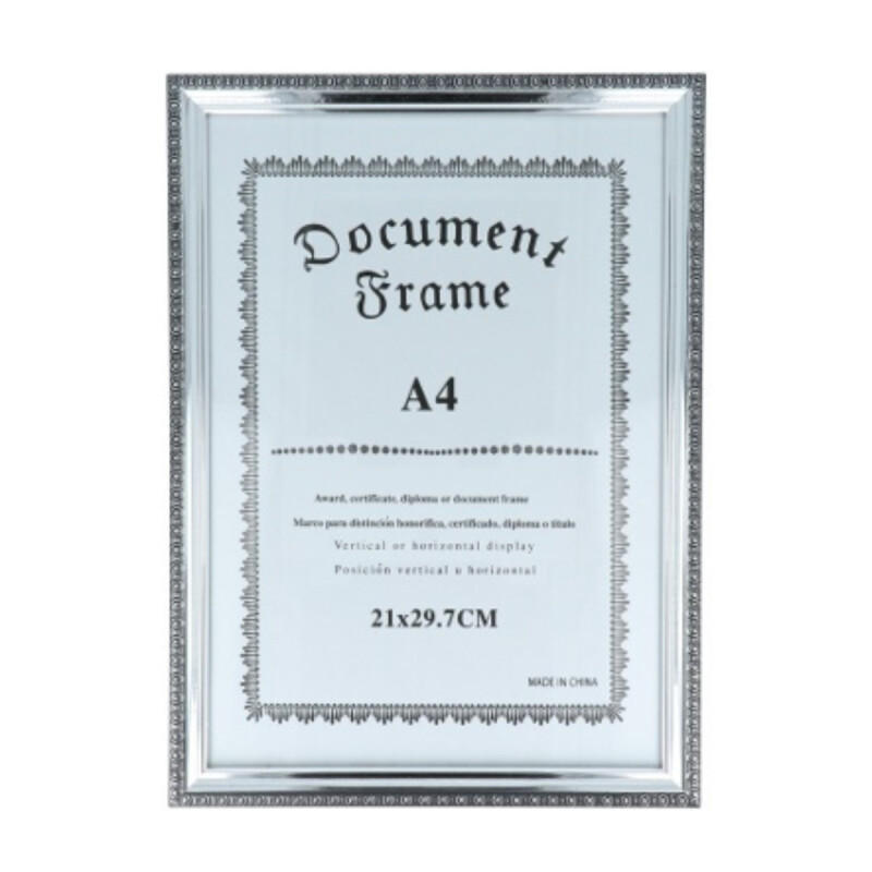 Marco para diploma A4 21x29.7cm Dorado