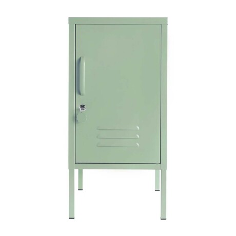 MESA LATERAL 1P METAL VERDE OLIVIA