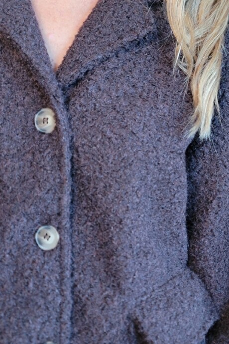 Sobreacamisa Budapest Corderito Chocolate