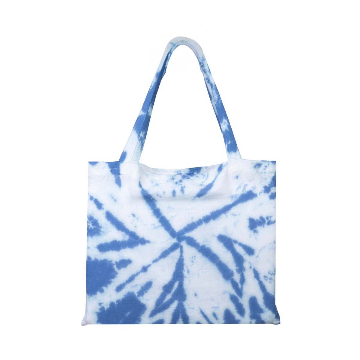 TOTEBAG - ALGODON-RECICLADO AZUL TIE DYE 