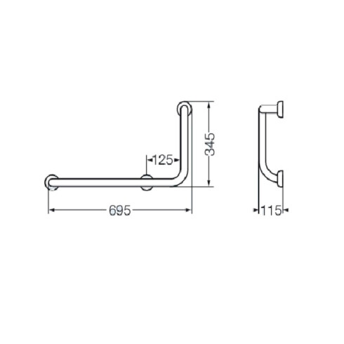 Barral Fijo Derecho Ferrum 000