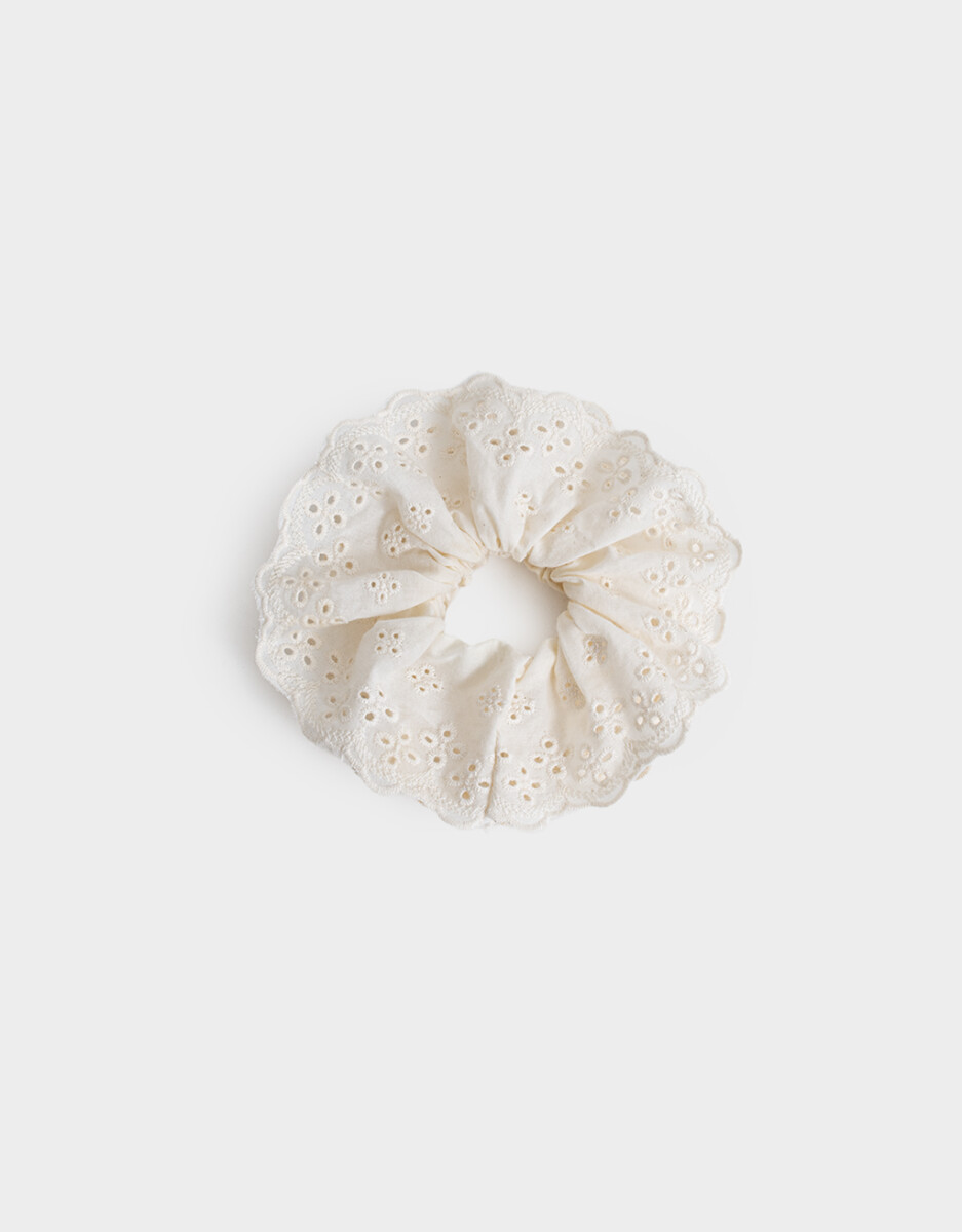 Scrunchie Broderie 