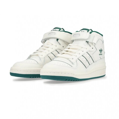 Championes adidas Forum Mid Cloud White/collegiate Green/cloud White