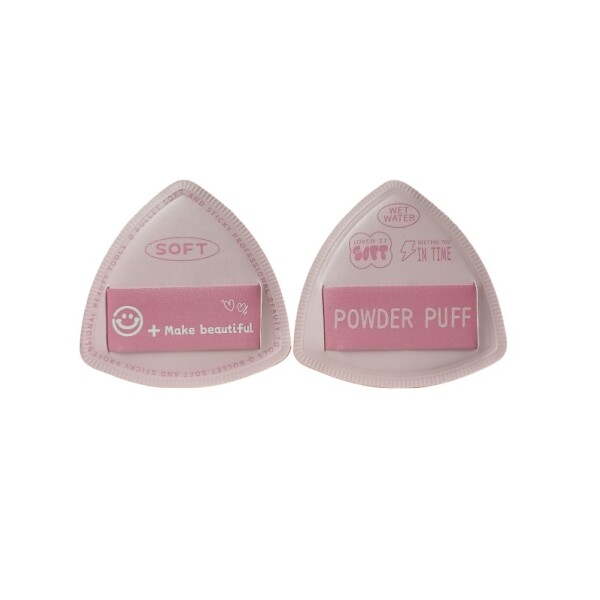 Esponja de maquillaje 2pcs rosa