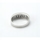 Anillo Oro 18K Blanco Y 7 Brillantes Baguettes Anillo Oro 18K Blanco Y 7 Brillantes Baguettes