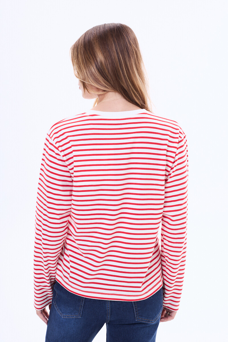 Remera manga larga Isis Rojo