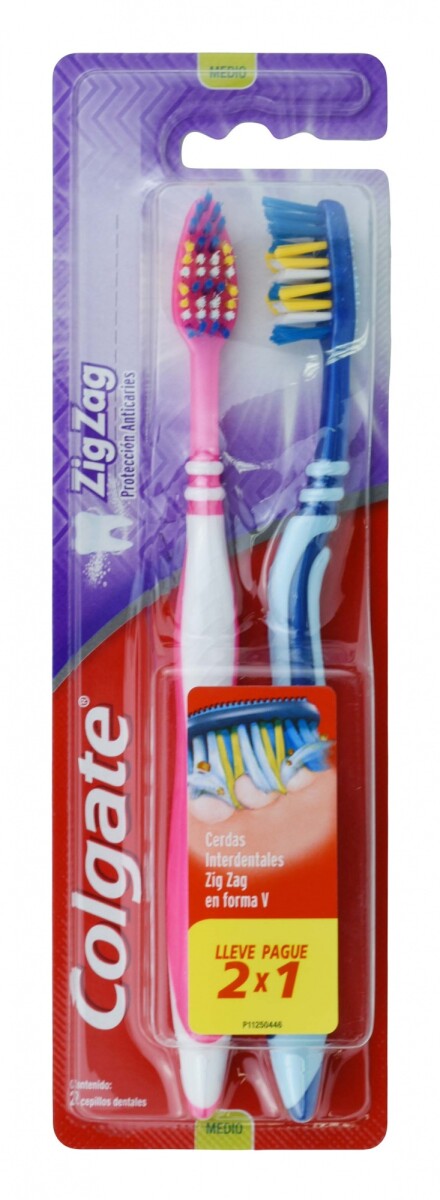 CEPILLO DENTAL COLGATE ZIG ZAG 2X1 