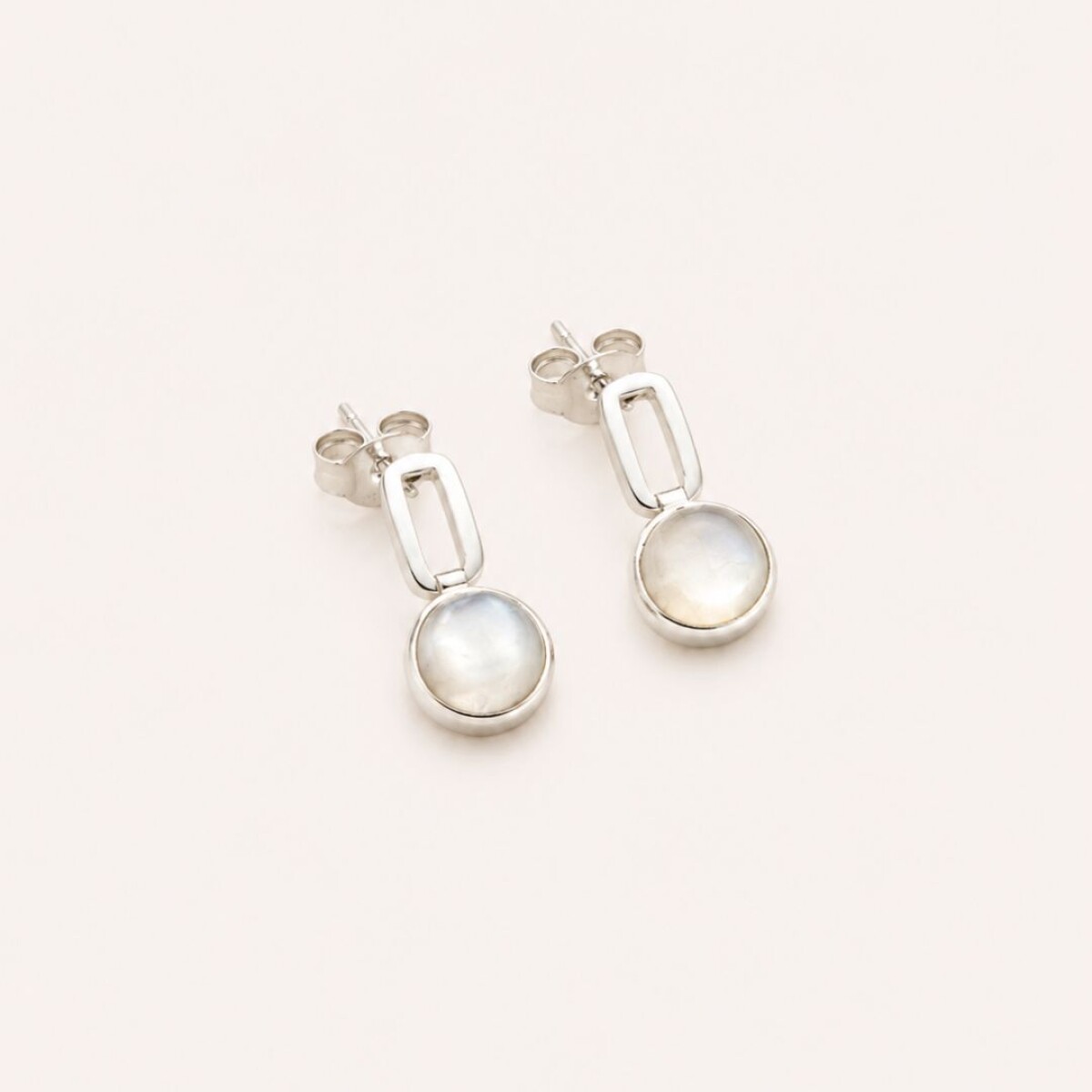Caravanas Ivory Nacar - Plata 925 