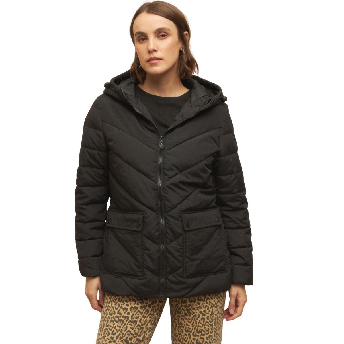 CAMPERA ALMA S-XXL - NEGRO 