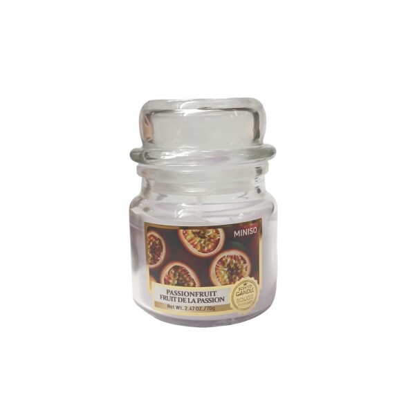 Vela en frasco maracuya