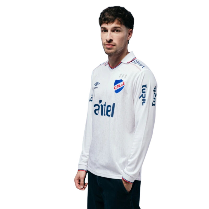 Futbol - Umbro - Camiseta Umbro CNF Home M/L 2026 de Hombre - N1HO2601 Blanco