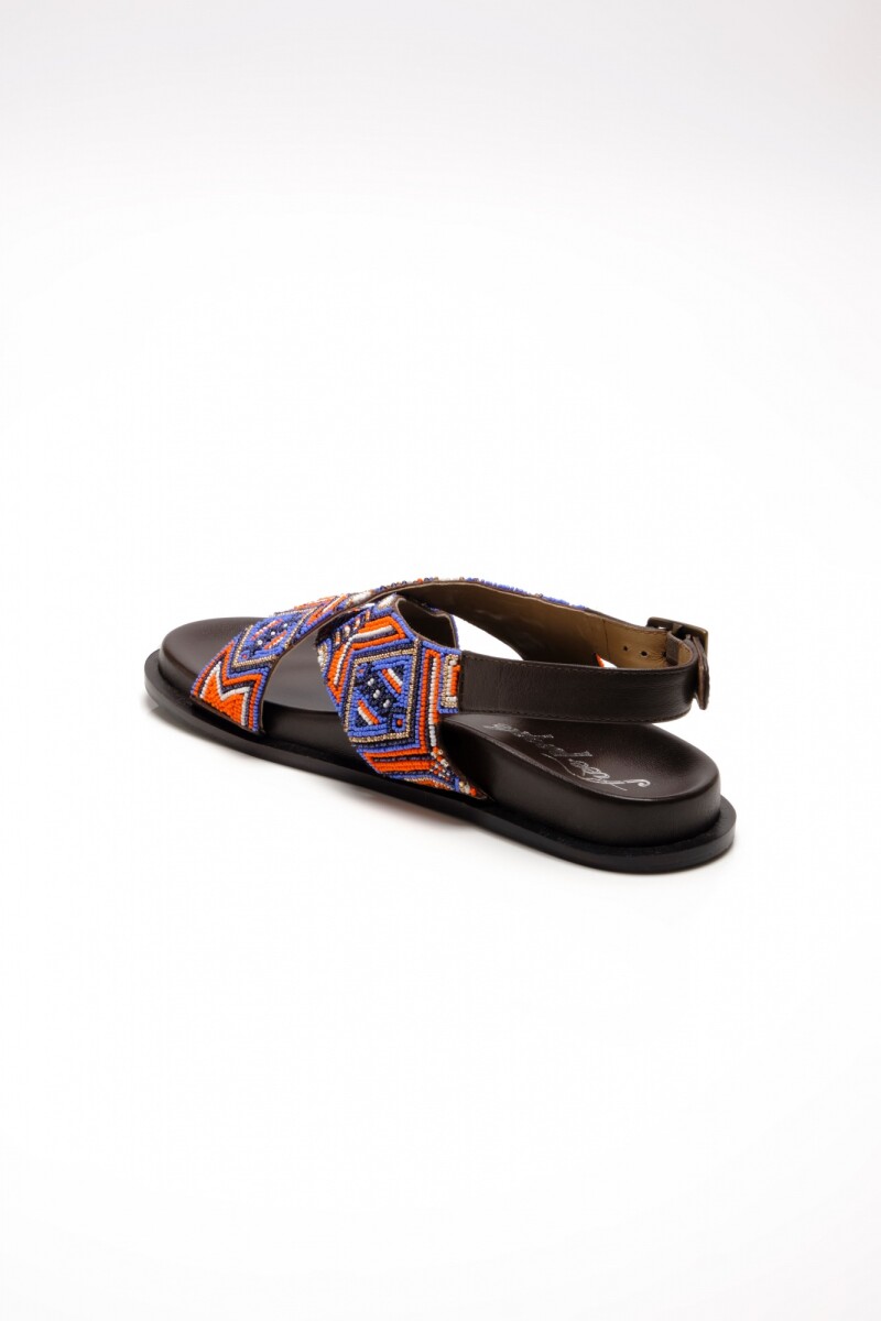 MALI BEADED SANDAL Multicolor