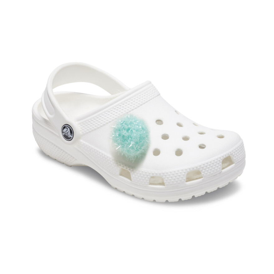 Blue Tinsel Pom Multicolor