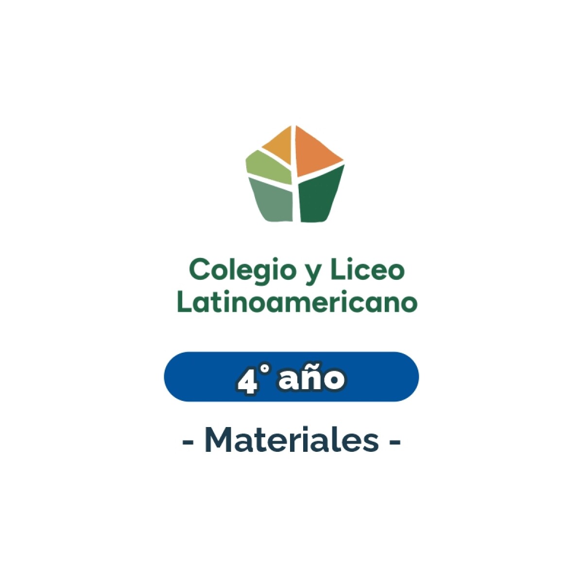 Lista de materiales - Primaria 4° año Latinoamericano 