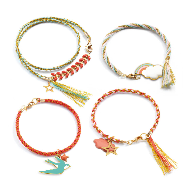 Pulseras Kumihimo Celeste Djeco Pulseras Kumihimo Celeste Djeco